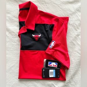 Nike Red and Black Men's Polo Shirt